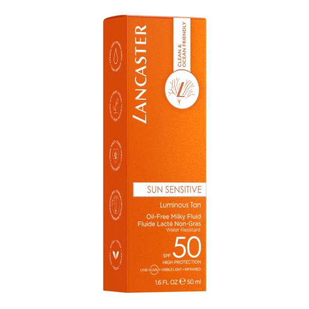 LANCASTER "Clean Sun Sensitive" Milky Fluid SPF 50 50 ml Angebote