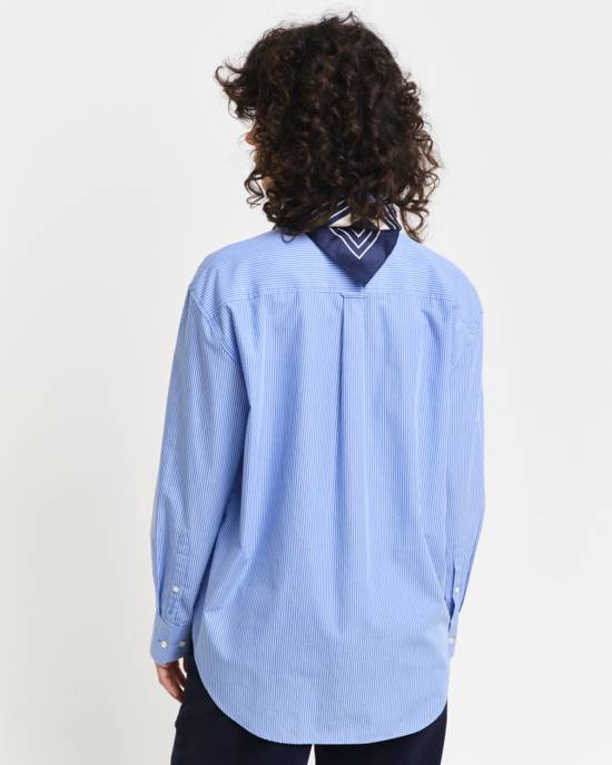 GANT REL STRIPED POPLIN SHIRT Outlet