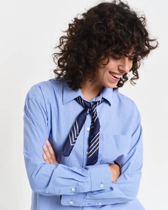 GANT REL STRIPED POPLIN SHIRT Outlet
