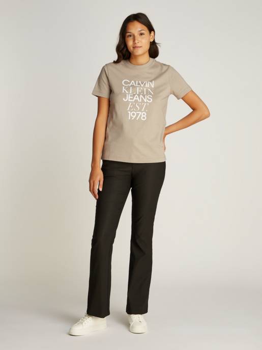 CALVIN KLEIN JEANS MIXED LOGO REGULAR TEE Verkauf