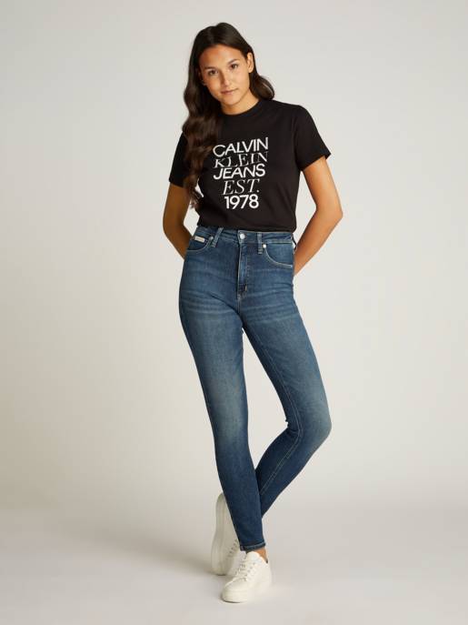 CALVIN KLEIN JEANS MIXED LOGO REGULAR TEE Angebote