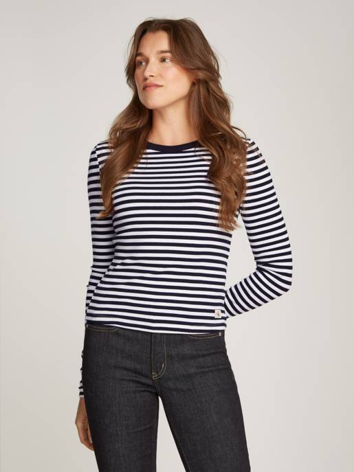CALVIN KLEIN JEANS WOVEN LABEL RIB LONG SLEEVE Hotsell