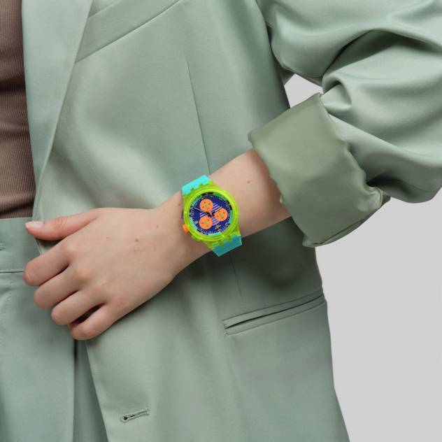 Swatch Uhr "Neon Wave" Blitzverkäufe