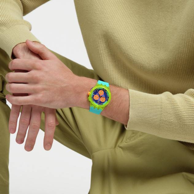 Swatch Uhr "Neon Wave" Blitzverkäufe