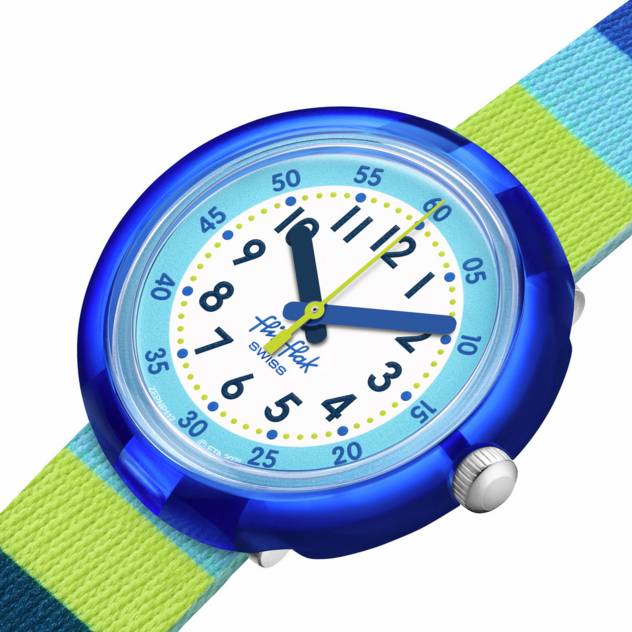 Flik Flak Uhr "Stripy Blue" Angebote