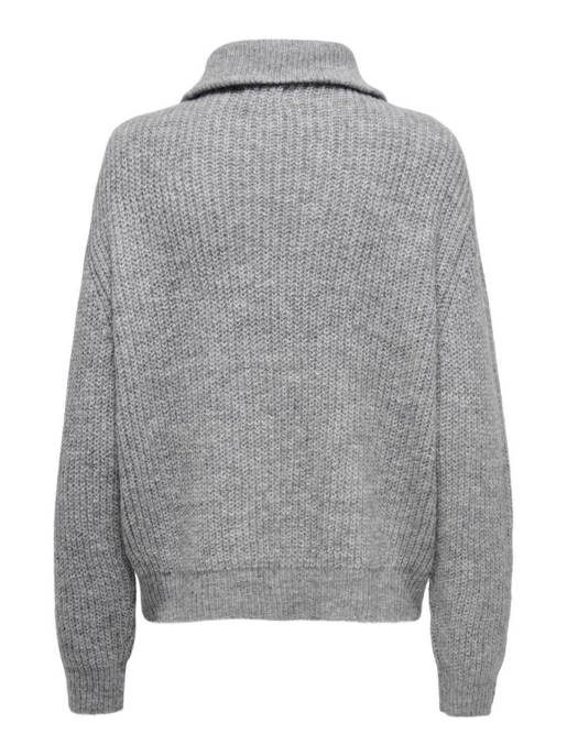 ONLY ONLBAKER L/S ZIP PULLOVER KNT NOOS