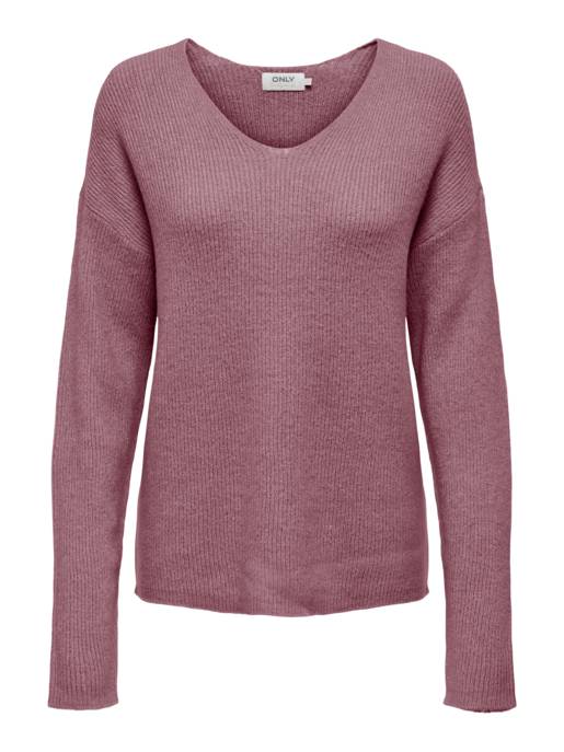 ONLY ONLCAMILLA V-NECK L/S PULLOVER KNT im Angebot