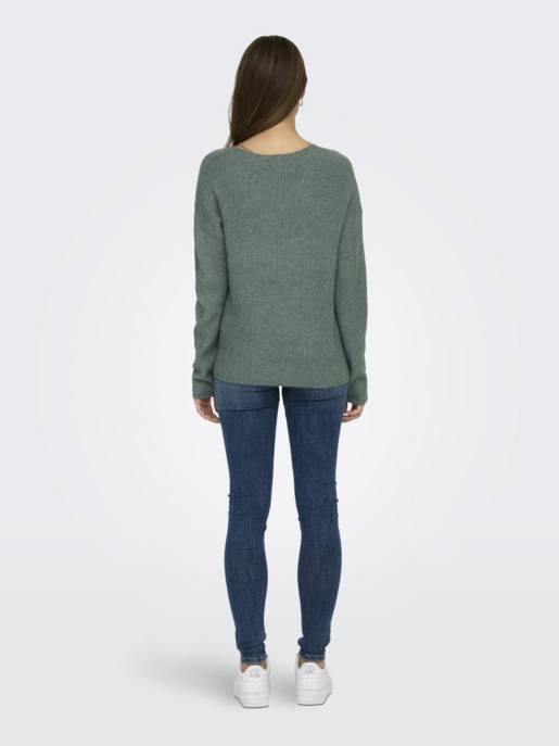 ONLY ONLCAMILLA V-NECK L/S PULLOVER KNT Schlussverkauf