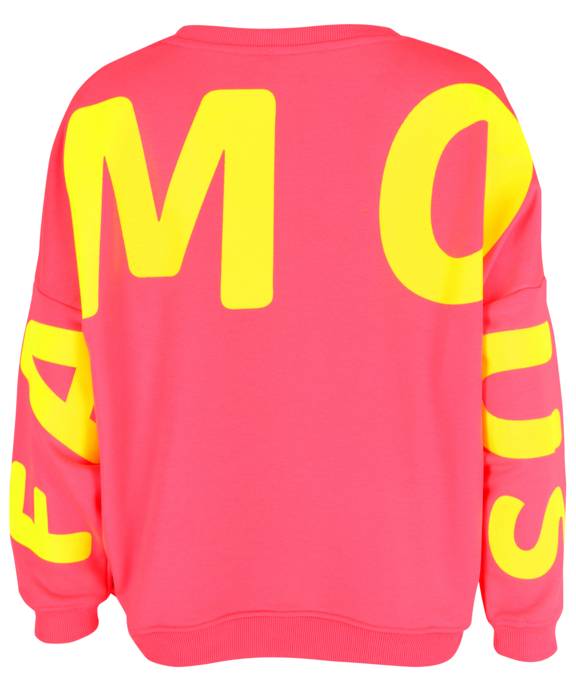 miss goodlife Sweatshirt "Famous Heartface Strass" Tiefpreis