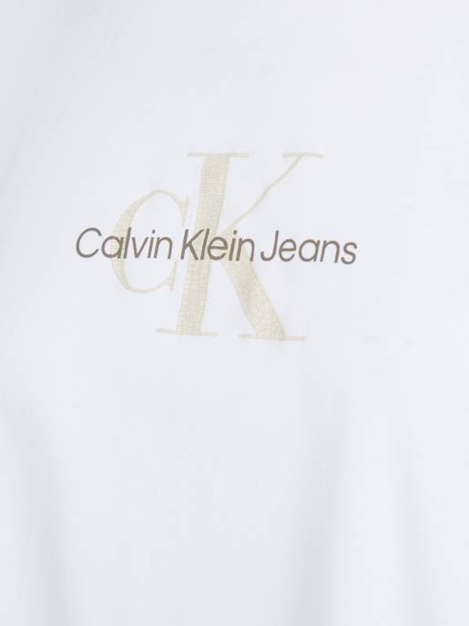 CALVIN KLEIN JEANS TEXTURED MONOLOGO BOYFRIEND TEE im Angebot
