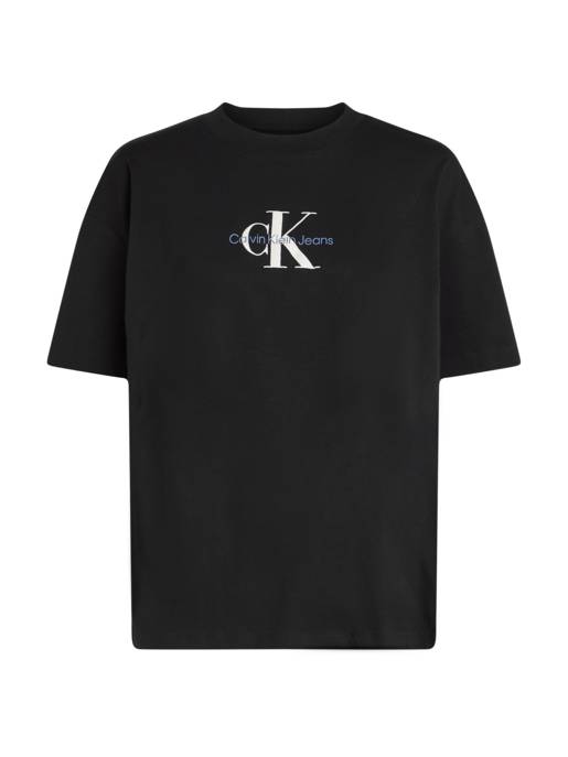 CALVIN KLEIN JEANS TEXTURED MONOLOGO BOYFRIEND TEE Zeitbegrenzte Promotion