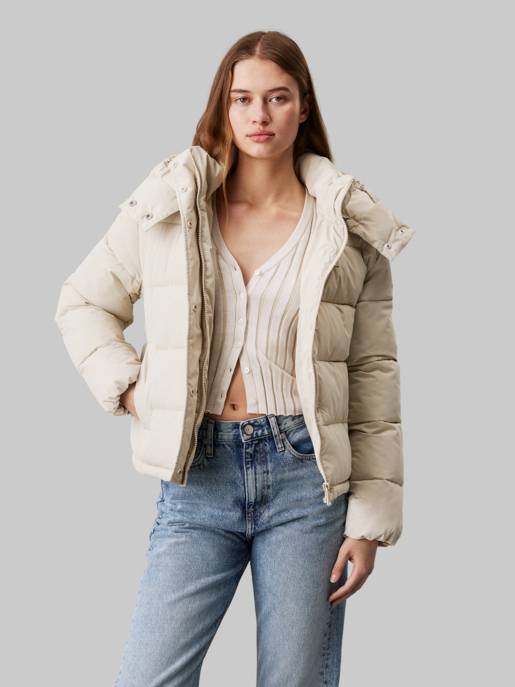 CALVIN KLEIN JEANS MATTE MONOLOGO ND SHORT PUFFER
