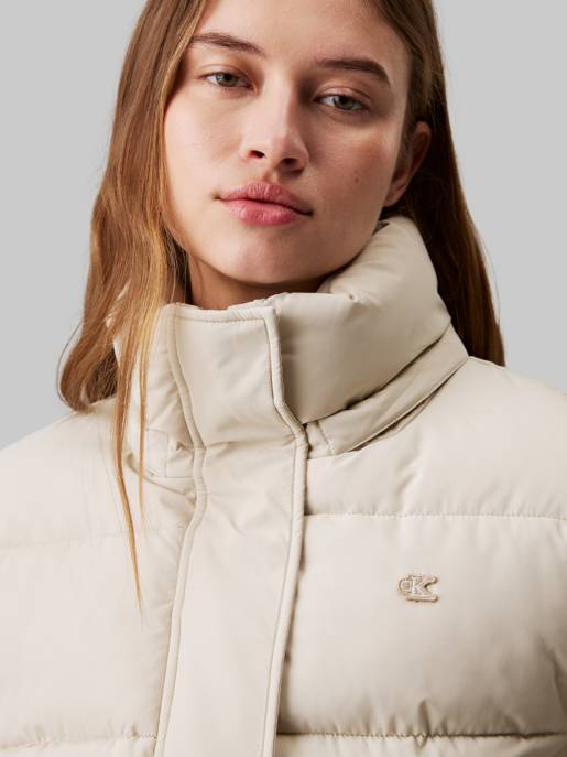 CALVIN KLEIN JEANS MATTE MONOLOGO ND SHORT PUFFER Fabrikladen