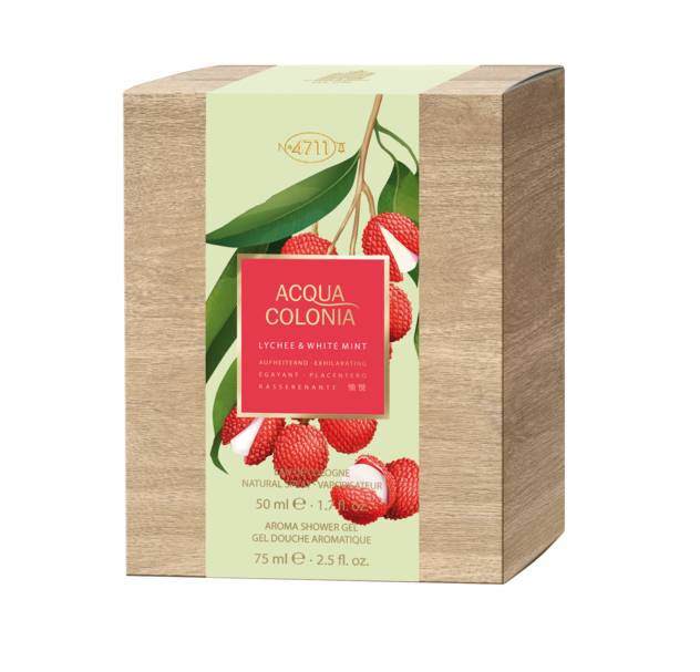 Acqua Colonia "Lychee & White Mint"Set EdC 50 ml + Duschgel 75 ml Outlet