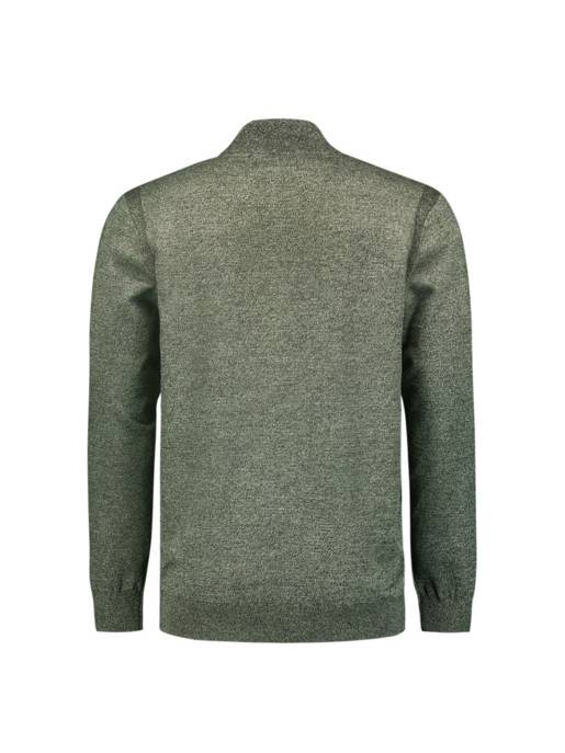 No Excess Pullover Half Zip 2 Coloured Melange Fabrikverkauf
