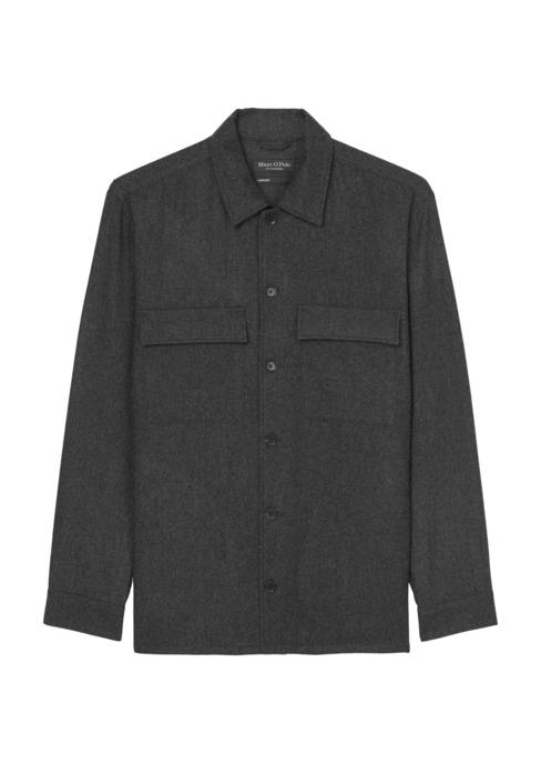 Marc O'Polo Overshirt with bowling collar Flash Sale