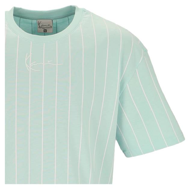 Karl Kani Small Signature Essential Pinstripe Tee Jubiläumsangebot