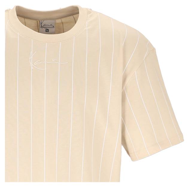 Karl Kani Small Signature Essential Pinstripe Tee Lagerräumung