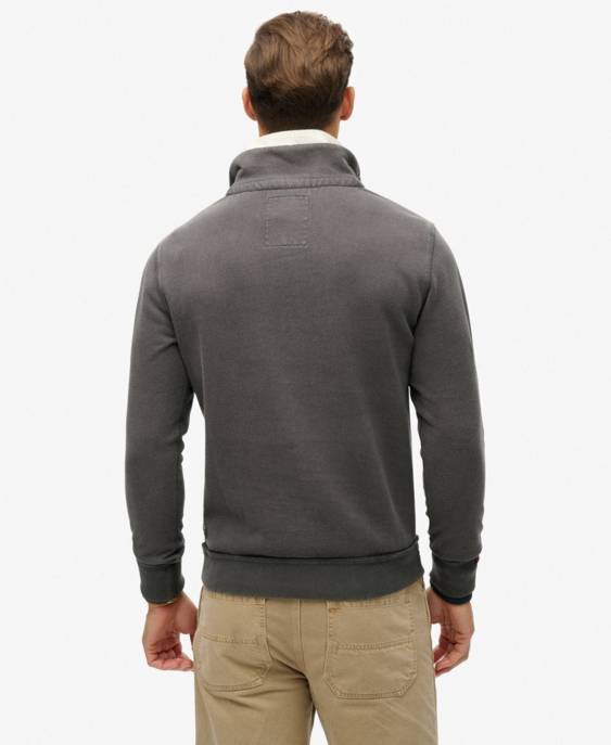 SUPERDRY Henley Sweatshirt "Vintage Athletic" Online Outlet