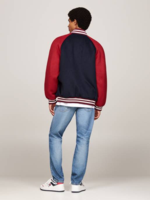 TOMMY JEANS TJM WOOL BLEND CREST BOMBER Wochenangebot