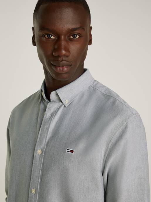 TOMMY JEANS Oxford-Hemd mit Button-Down-Kragen Sonderangebot der Fabrik
