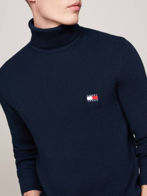 TOMMY JEANS TJM SLIM XS BADGE ROLLNECK Vierteljährliche Förderung