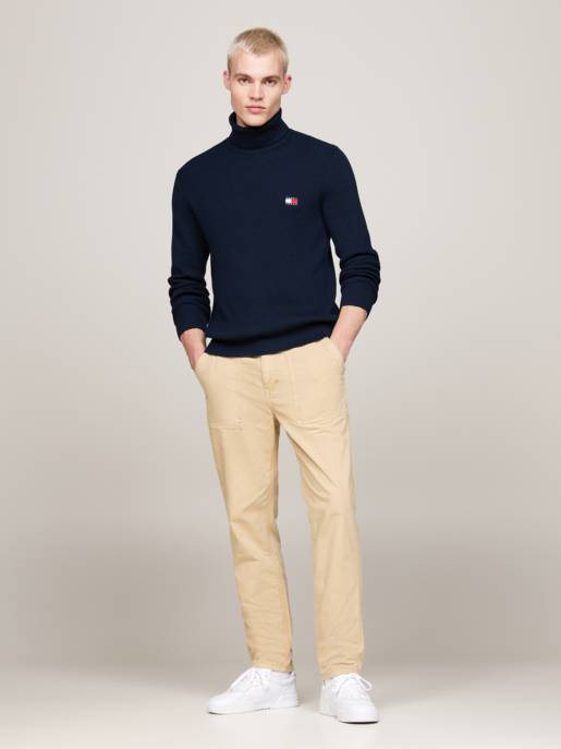 TOMMY JEANS TJM SLIM XS BADGE ROLLNECK Vierteljährliche Förderung