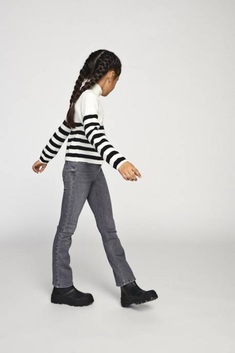 KIDS ONLY KOGFRANCA HALF ZIP L/S STRIPE KNT N Saisonschlussverkauf