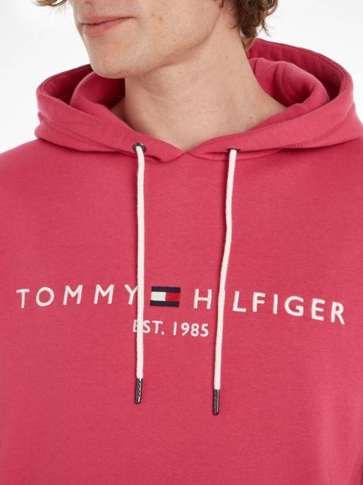 Tommy Hilfiger Logo Hoody mit Tunnelzug-Kapuze Super Sparpreis