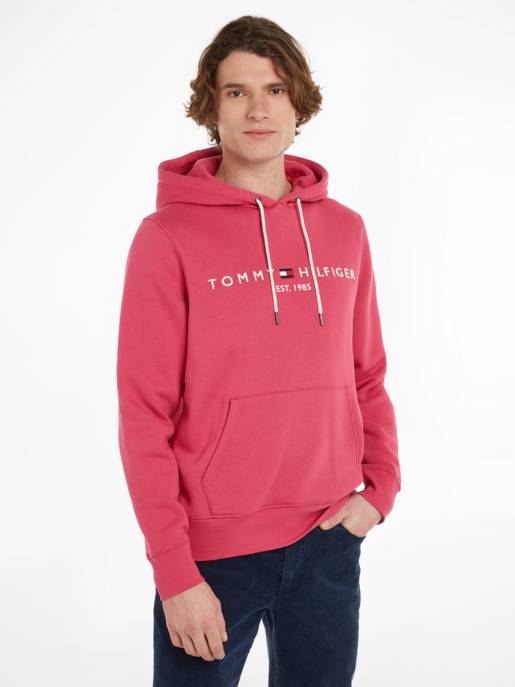 Tommy Hilfiger Logo Hoody mit Tunnelzug-Kapuze Super Sparpreis