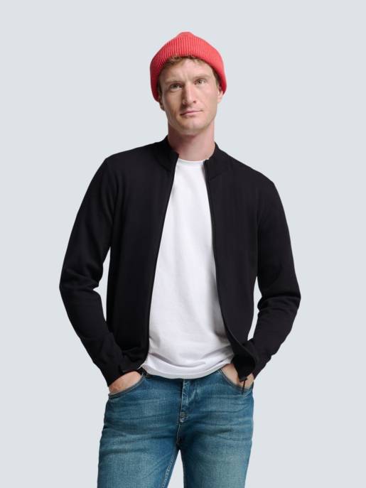 No Excess Cardigan 2 Coloured Melange