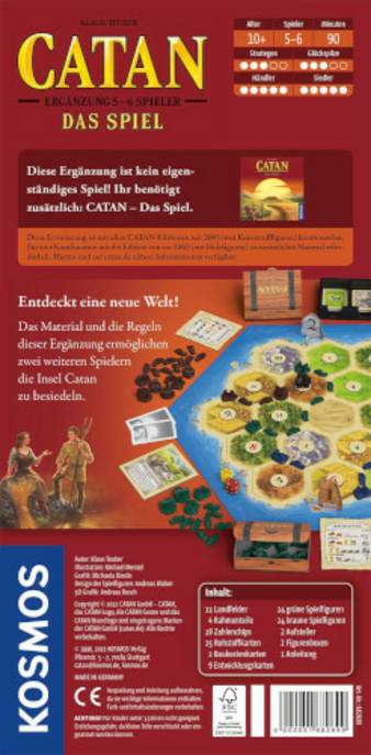 Kosmos Catan - Ergänzung 5/6 Bis zu 65% Rabatt