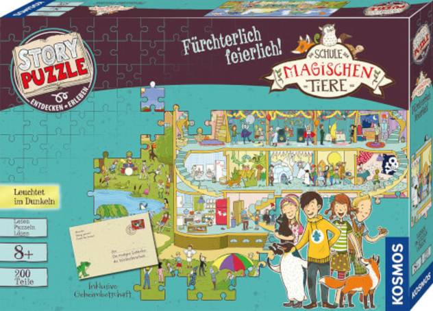 Kosmos Schule der magischen Tiere - Story Puzzle: Fürchterlich feierlich!