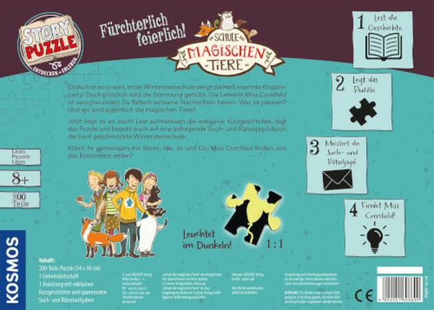 Kosmos Schule der magischen Tiere - Story Puzzle: Fürchterlich feierlich! Sonderangebot der Fabrik