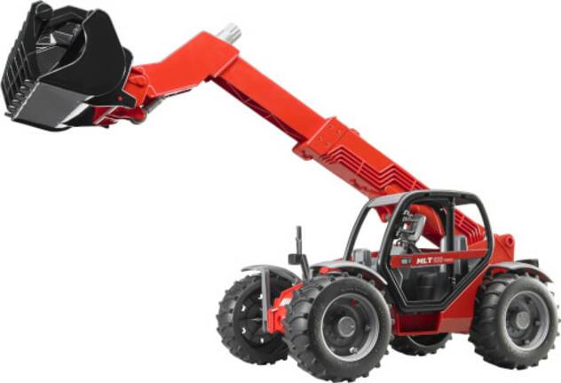 BRUDER 02125 Manitou Teleskoplader MLT 633, ab 4-12 Jahren, Maße: 43,2 x 20,3 x 22,9 cm, Kunststoff Speichern exportieren