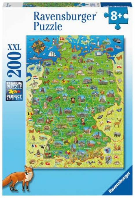 Ravensburger Bunte Deutschlandkarte