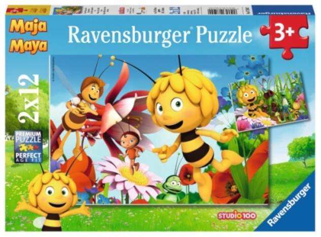 Ravensburger Biene Maja auf Blumewiese 2 X 12 Teile Hotsell