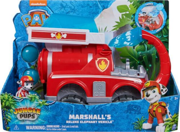 Paw Patrol PAW Jungle Pups Marshall Deluxe Veh Schlussverkauf