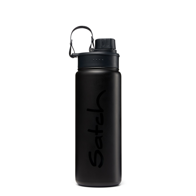 SATCH Edelstahl-Trinkflasche "Black Steel"