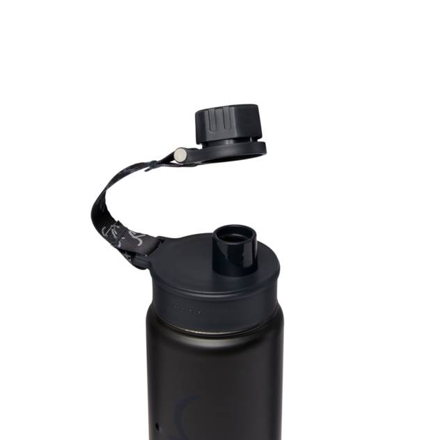 SATCH Edelstahl-Trinkflasche "Black Steel" Kostenloser Versand