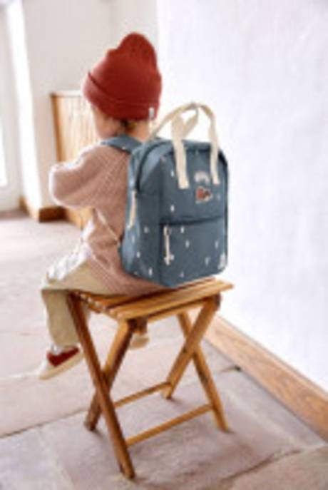 LÄSSIG Mini Square Backpack Happy Prints midnight Rabatt