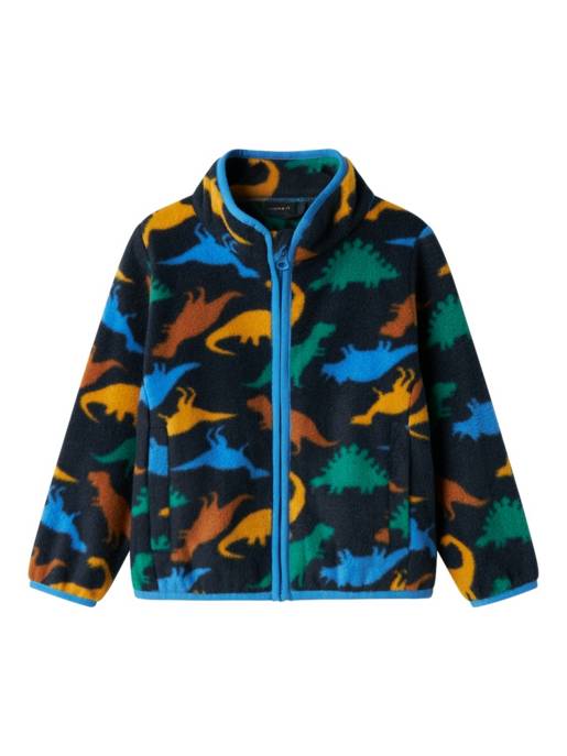 name it NMMMEEKO FLEECE JACKET AOP1 Black Friday