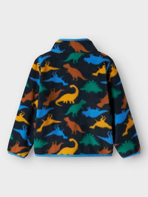 name it NMMMEEKO FLEECE JACKET AOP1 Black Friday