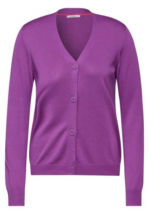 CECIL NOS_Basic Button Cardigan