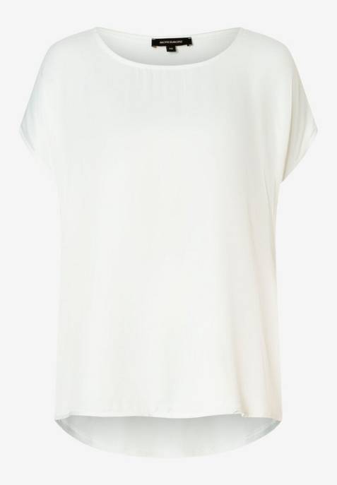 More & More Shirt mit Satinfront
