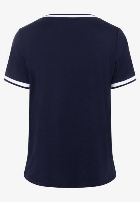 More & More Contrast Shirt Bis zu 55% Rabatt