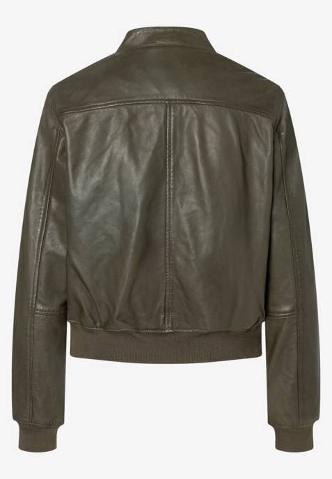 More & More Two-Tone Lamb Nappa Blouson Sonderangebot