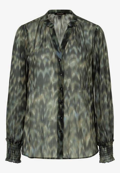 More & More Chiffon Print Blouse