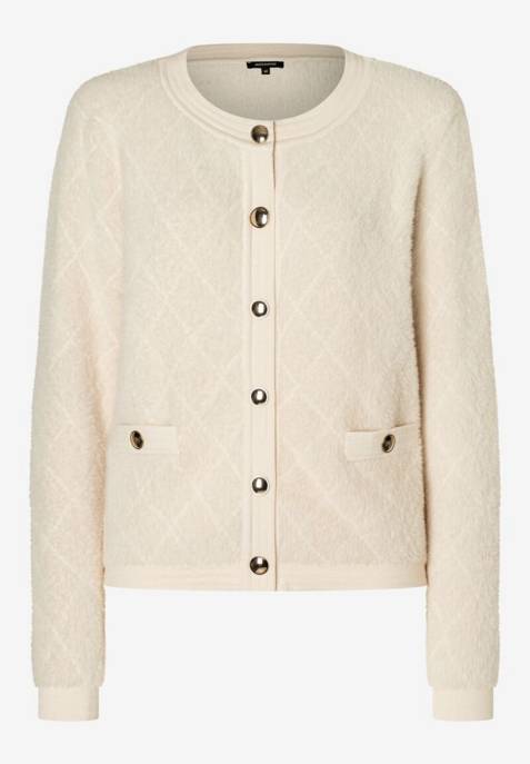 More & More Cardigan with Boucl#-Yarn Saisonschlussverkauf