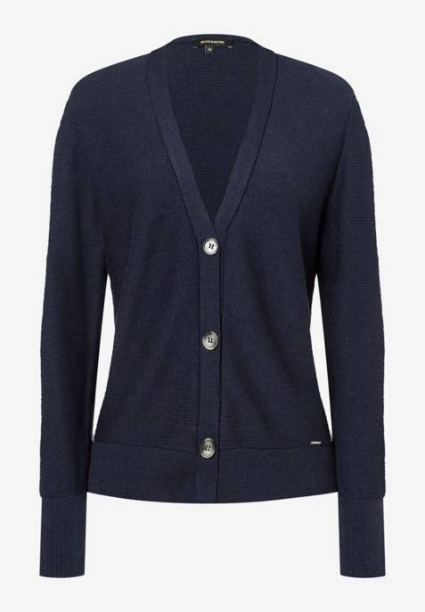 More & More Fine Ribbed Cardigan